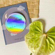 Load image into Gallery viewer, Manifest Aloha - Holographic Sticker