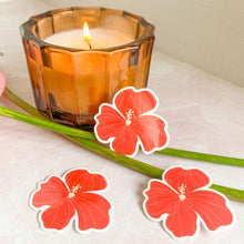 Load image into Gallery viewer, Red Hibiscus - Small Sticker