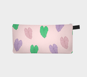 Kalo Leaves - Fabric Pouch