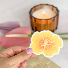Load image into Gallery viewer, Yellow Hibiscus - Medium Sticker