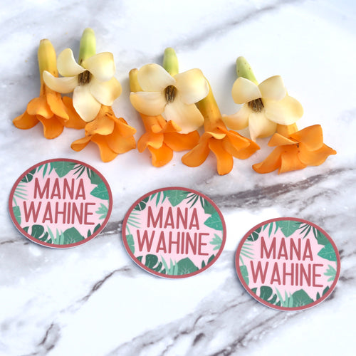 Mana Wahine - Mini Sticker