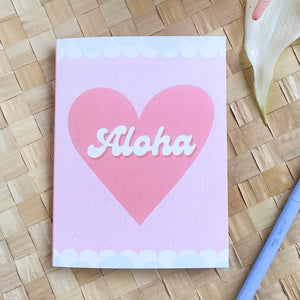 Aloha Heart - Greeting Card