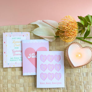 Pink Anthurium Love You - Greeting Card
