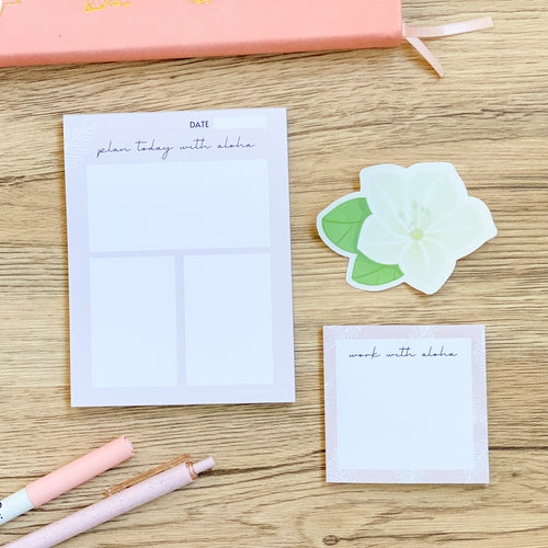 Plan Today With Aloha (Minimalist) - Notepad