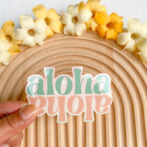Double Aloha - Sticker