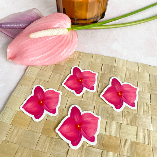 Purple Orchid - Small Sticker